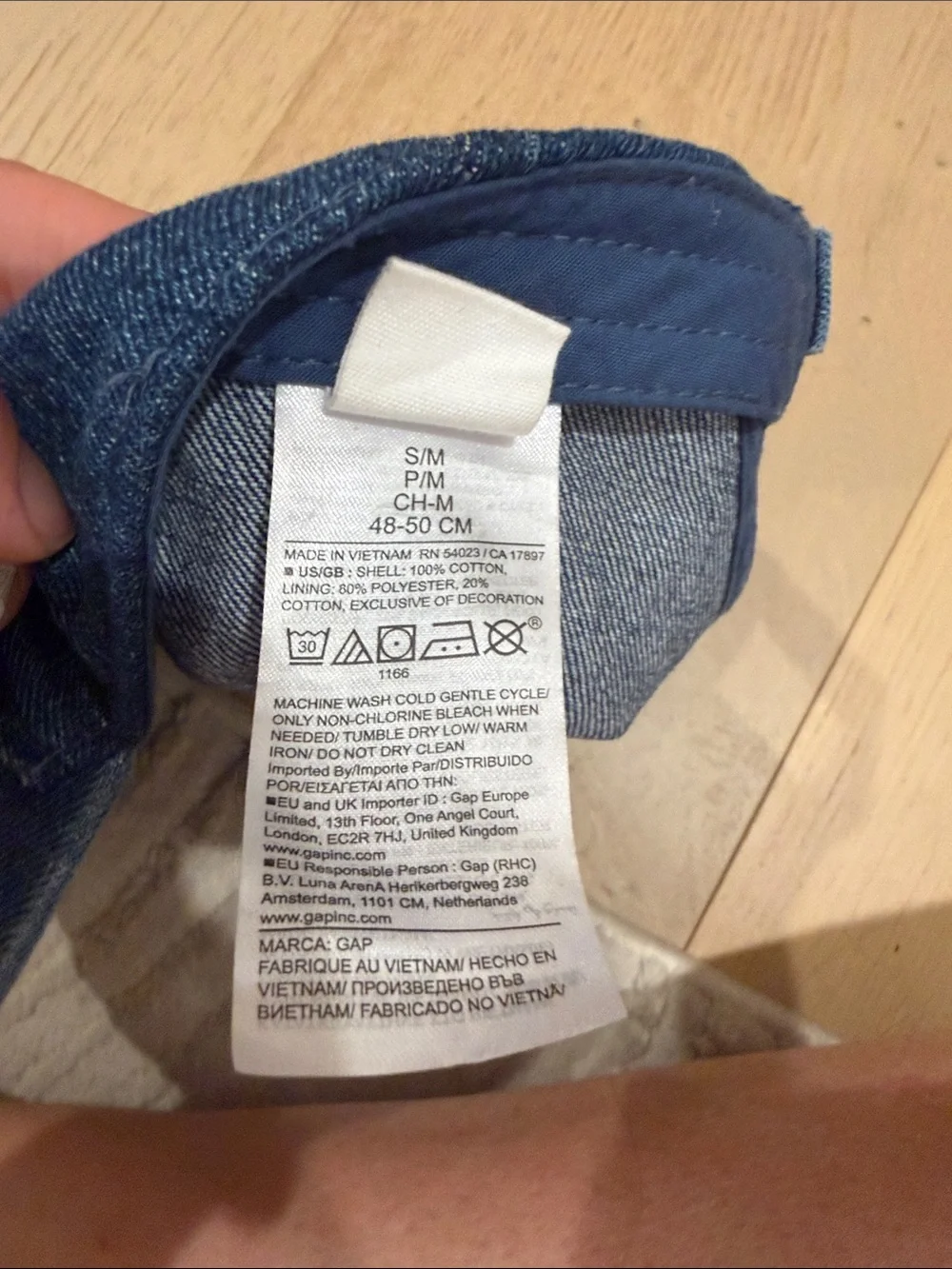 Gap Denim Toddler Hat